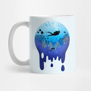 Diving The Blue Ocean Adventure Mug